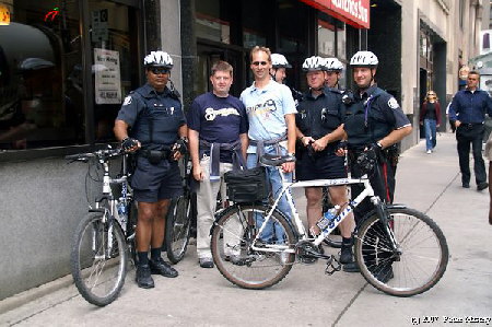 Toronto Police mit Peter und Holger