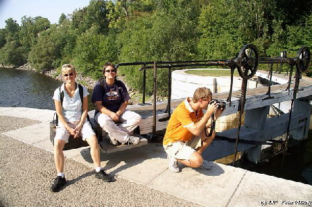 Touristen am Rideau Kanal