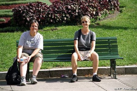 Nicole und Ela in Quebec City