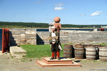der Gefangene am Pranger - Louisbourg