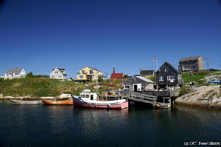 Fischerboote in Peggy´s Cove