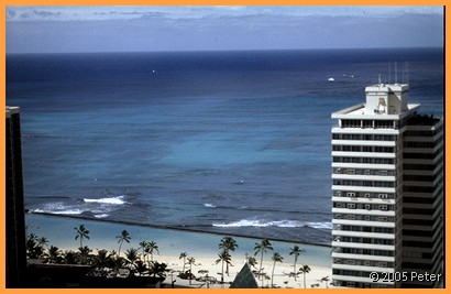 Waikiki Beach from Hotel
